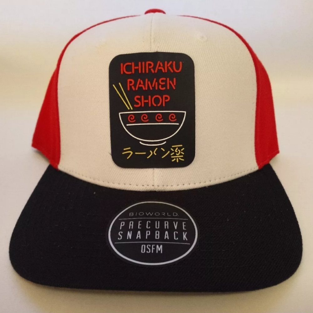 Naruto Shippuden Ichiraku Ramen Shop Bioworld Baseball Cap Snapback Anime Hat